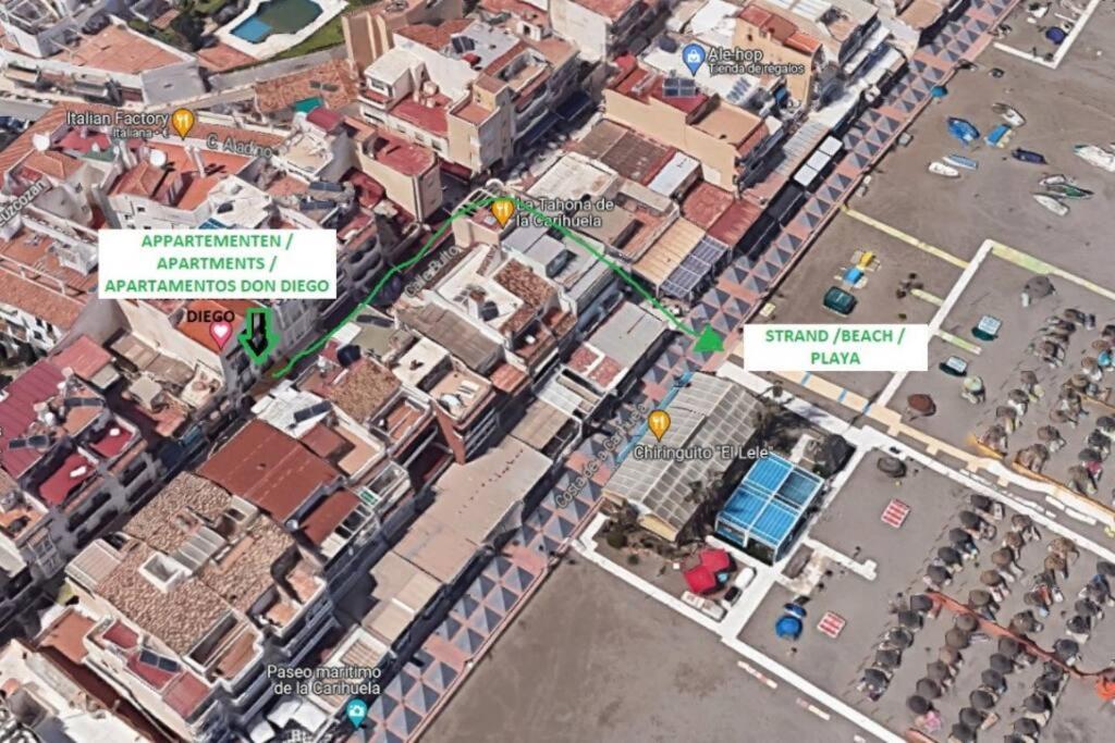 Precioso Estudio Junto Al Mar, Apartamentos Don Diego En La Carihuela Torremolinos Exterior foto